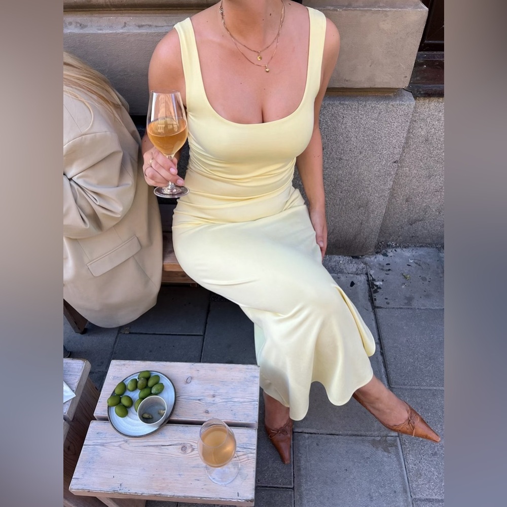 Djerf avenue citrine slip dress